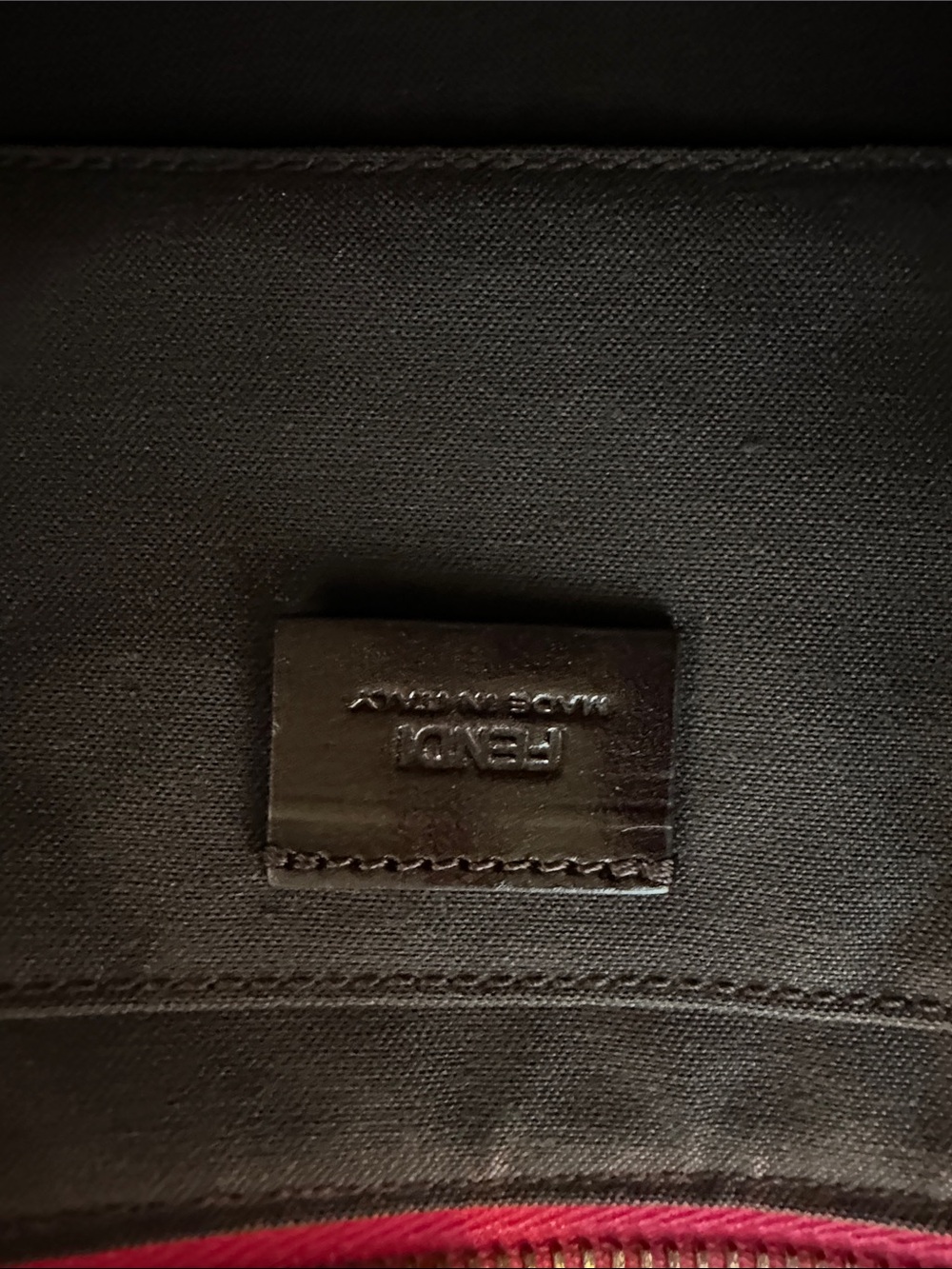 Fendi Zucca Coated Canvas Pochette - Picture 8 of 13